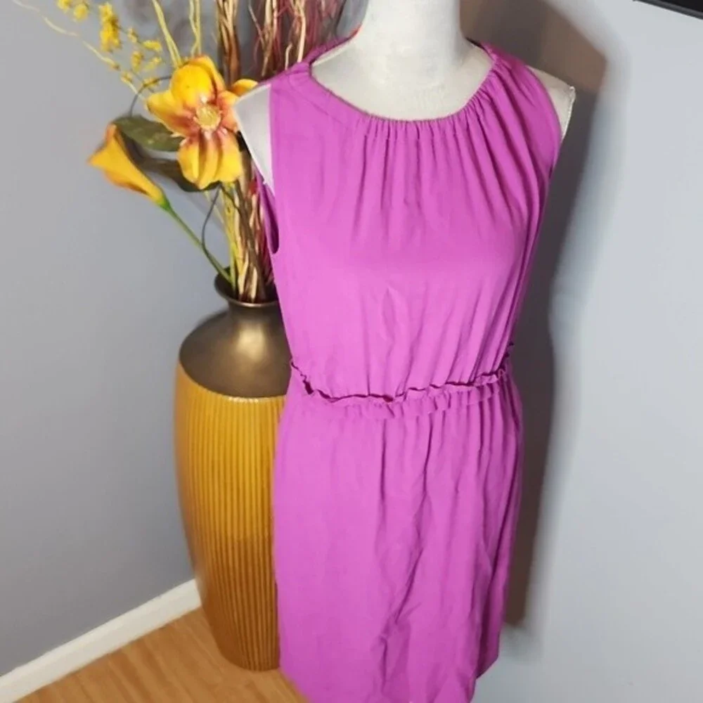 Kate Spade New York Katia Crepe Sheath Dress in Purple Size Small